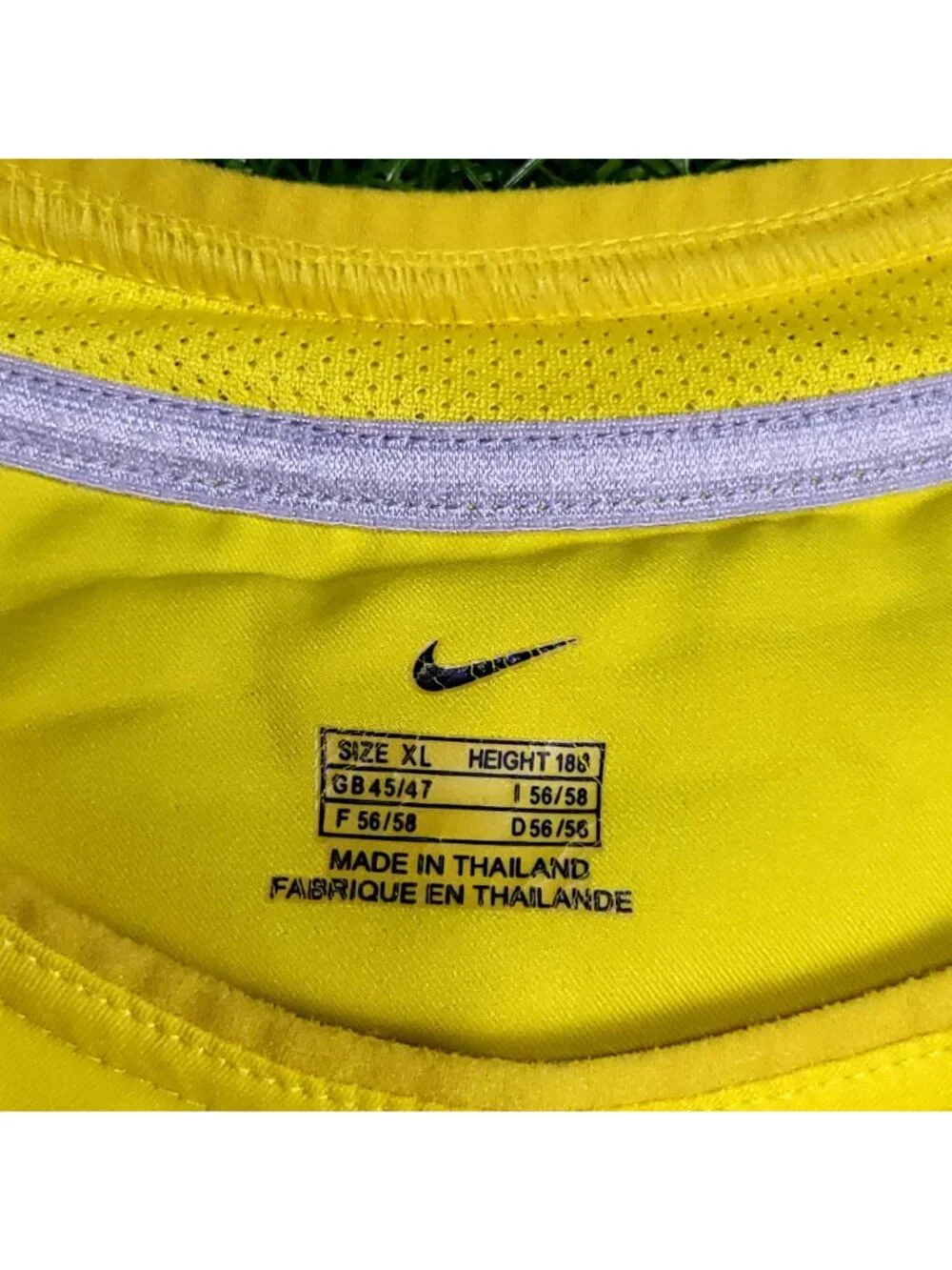 Ronaldinho Brazil 2002 WORLD CUP Soccer Jersey XL SKU# 113382